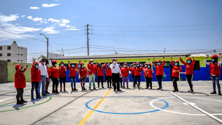 Visita de Inspección a trabaja Perú en la I.E. 81778 Ramiro Priale.