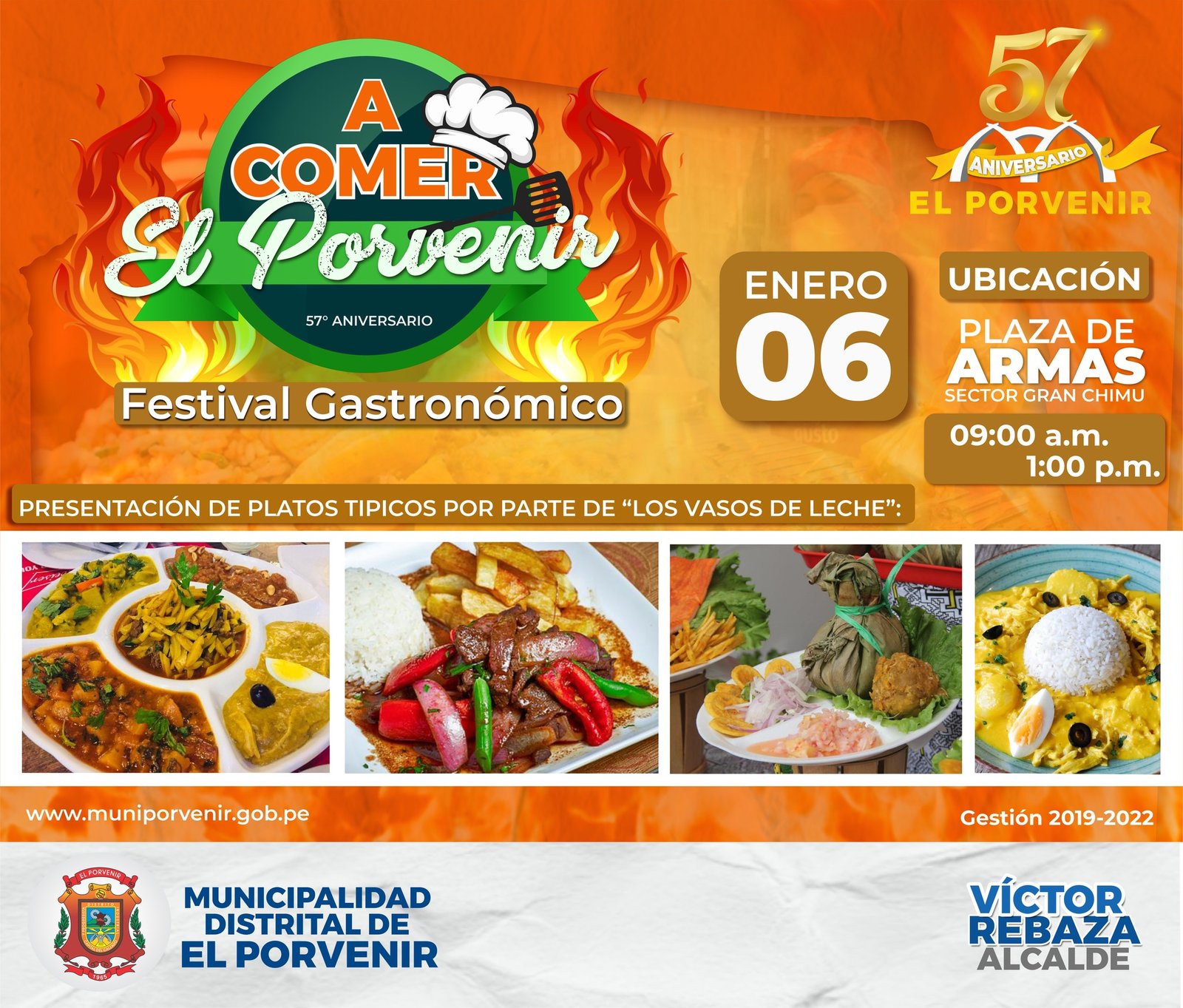Festival Gastronómico | A comer El Porvenir, este 6 de enero. -  Municipalidad Distrital de El Porvenir