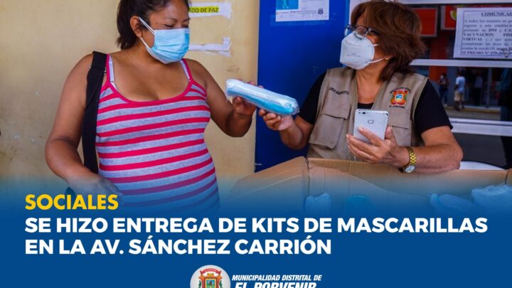 SALUD | ENTREGA DE MASCARILLAS EN FRONTIS DEL PALACIO MUNICIPAL.