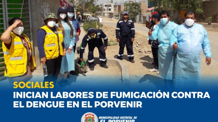 SALUD | INICIAN FUMIGACIONES CONTRA EL DENGUE EN EL PORVENIR.