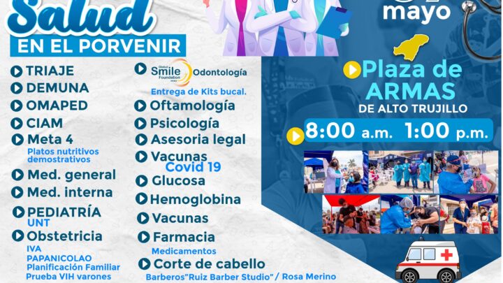 MEGA CAMPAÑA DE SALUD | POR EL DÍA DE LA MADRE.