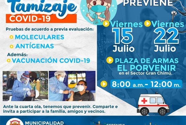 CAMPAÑA DE TAMIZAJE CONTRA LA COVID-19