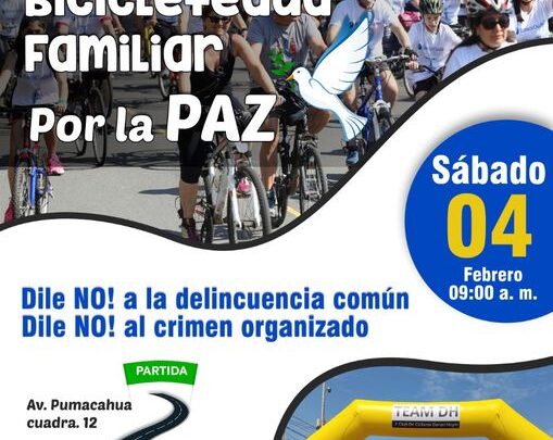 Gran Bicecleteada Familiar por la Paz.