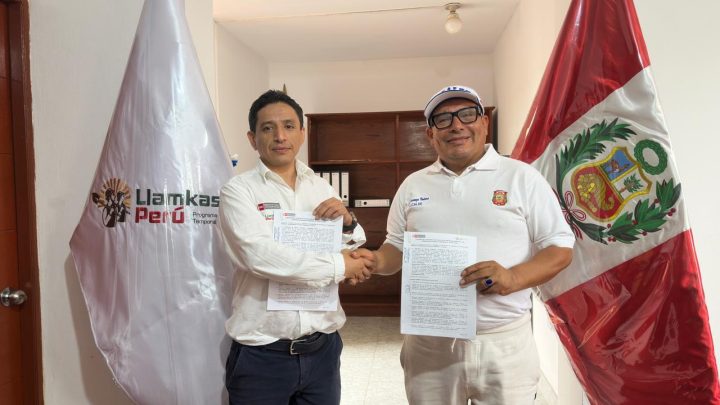 Municipalidad de El Porvenir firma convenio con Llamkasun Perú para generar empleo temporal