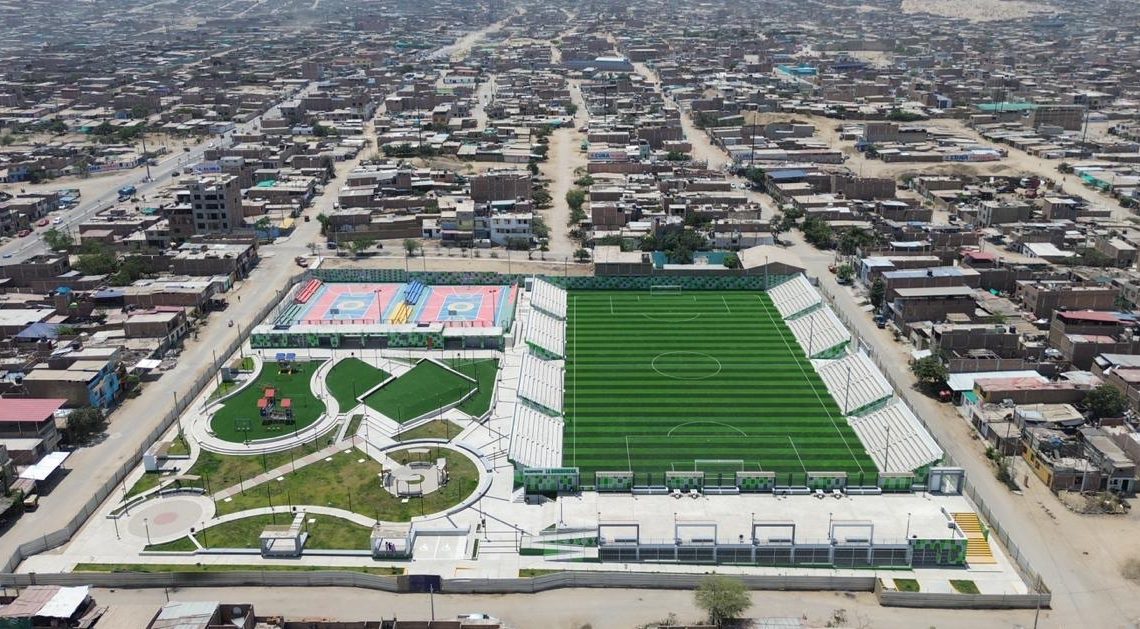Municipalidad Distrital De El Porvenir inaugura “La Bombonera”, uno de los complejos deportivos más grandes de El Porvenir
