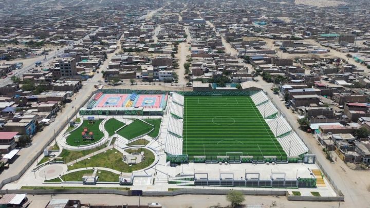 Municipalidad Distrital De El Porvenir inaugura “La Bombonera”, uno de los complejos deportivos más grandes de El Porvenir